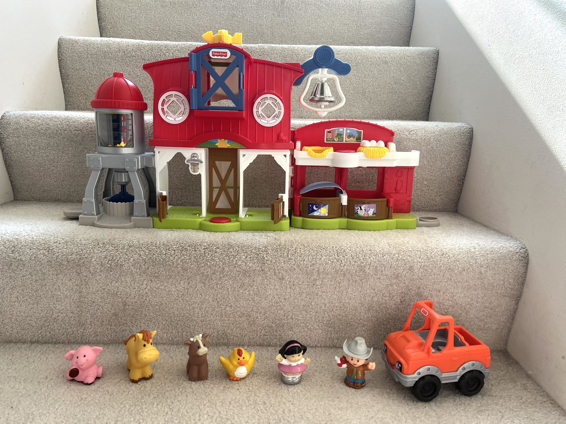 Fisher Price Little People Farm With Animals & Truck. Farm Has Sounds & Lights ($25)