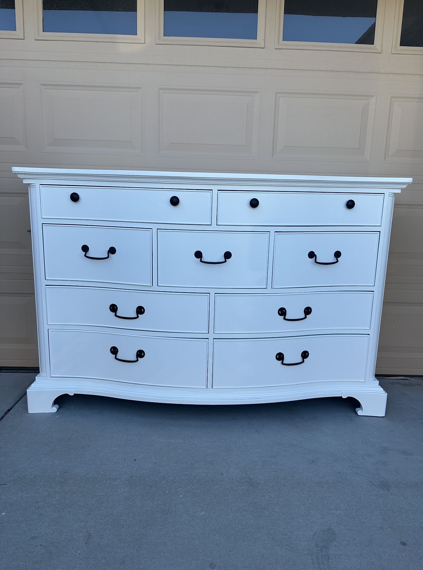 Dresser White 9-Drawers