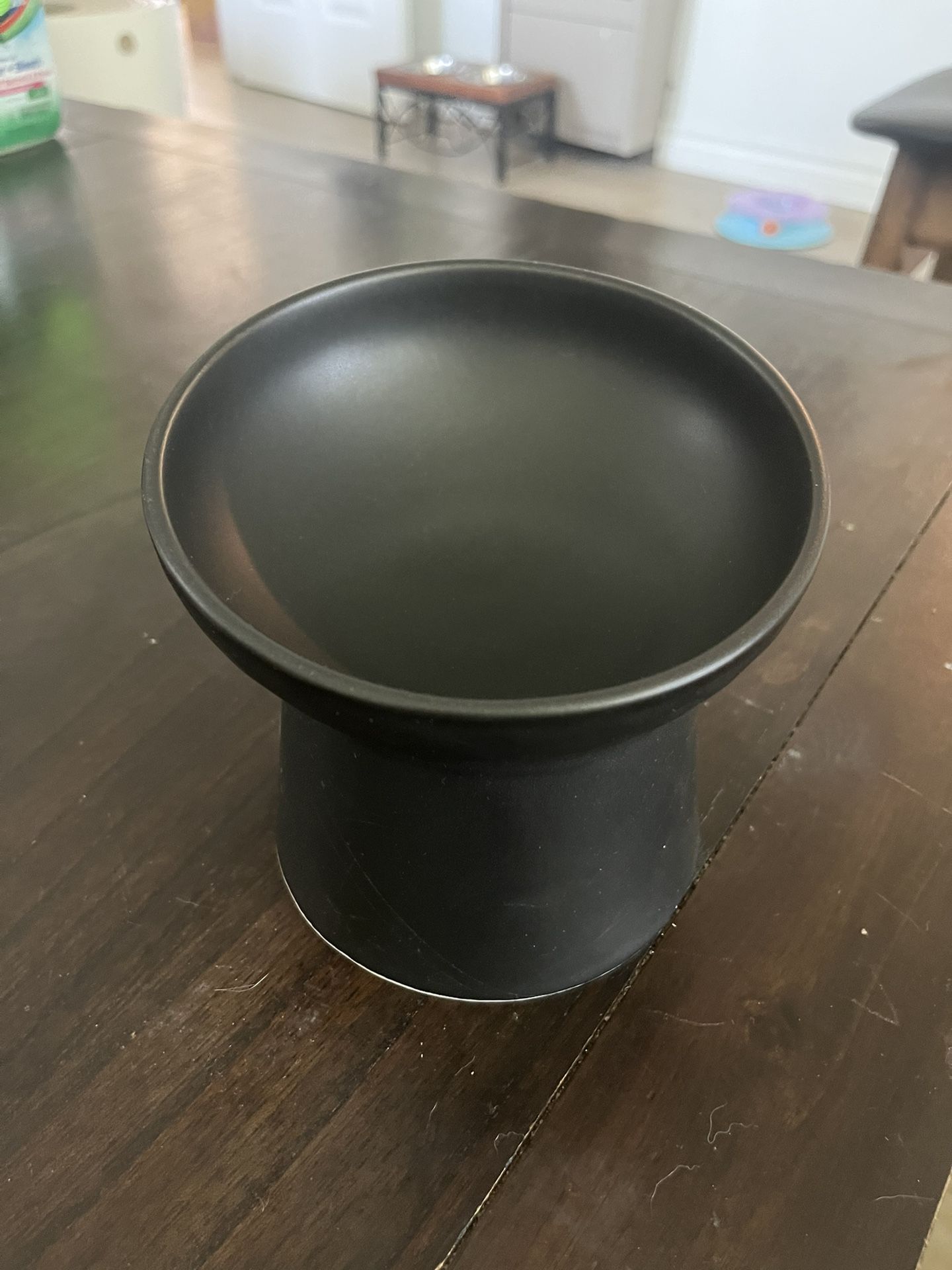 Black Elevated Cat Bowl Dish