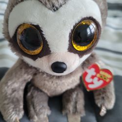 TY Beanie Boos 7" DANGLER Sloth Plush Stuffed Animal Toy Tag