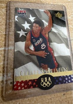 Scottie Pippen 1996 Upper Deck USA SP Career Statistics USA Chicago Bulls