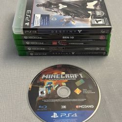 PS3 PS4 Xbox One Video Game Lot