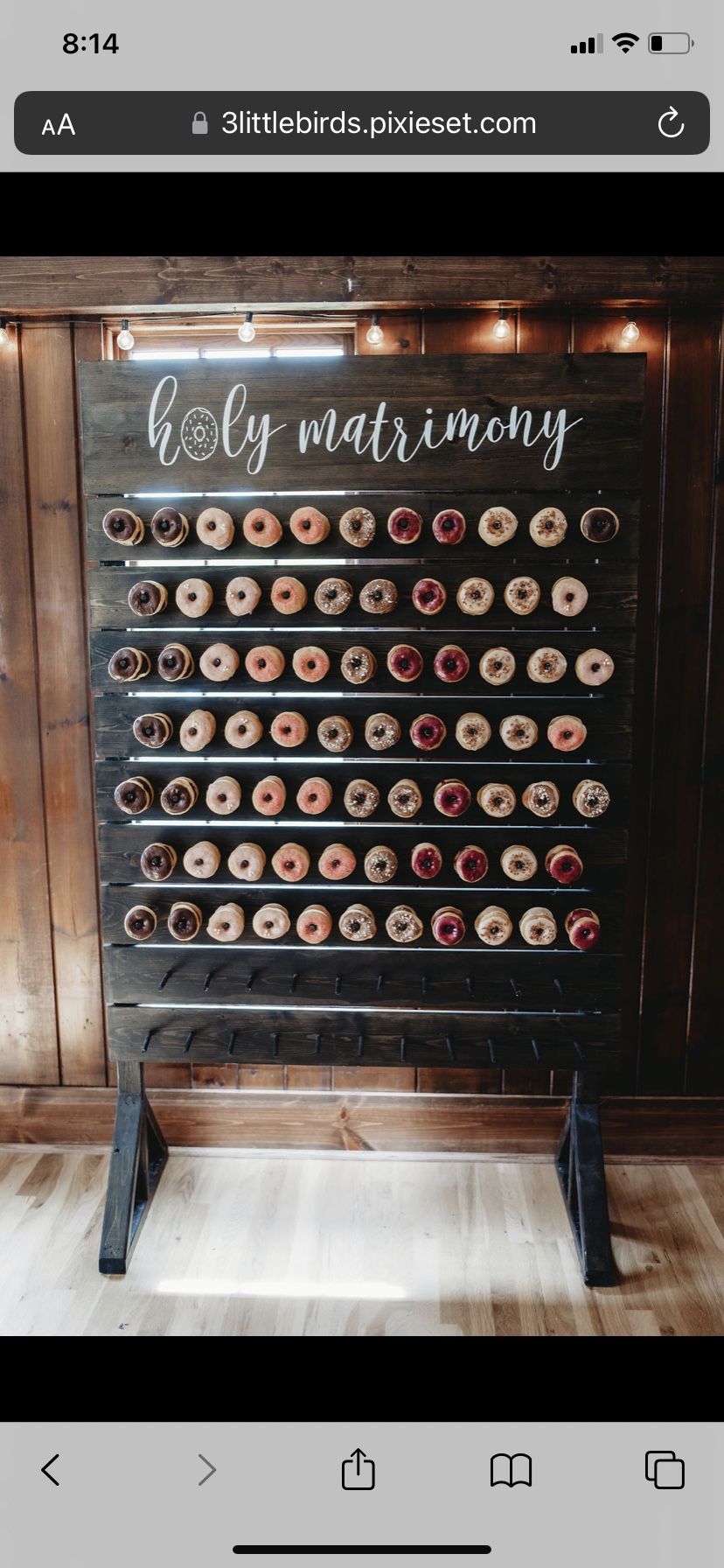 Wedding Donut Wall