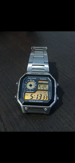 Casio Wrist Watch Illuminator Men's Watches clocks
