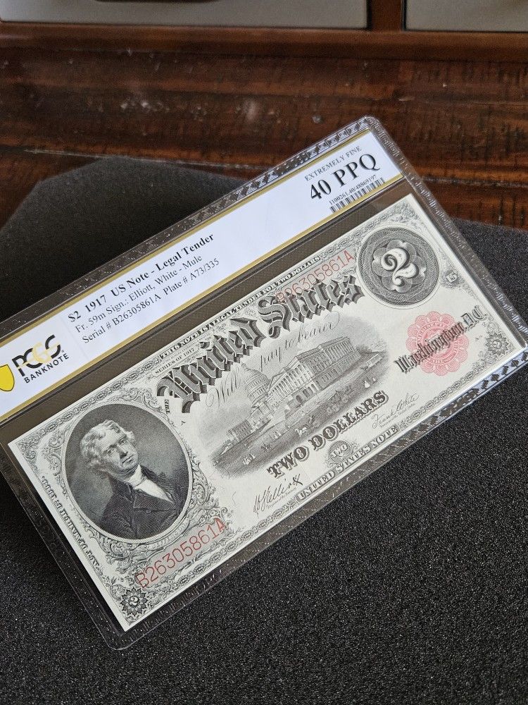 1917 $2 Legal Tender Note