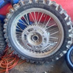 Dirt Bike Wheels. $150 Obo