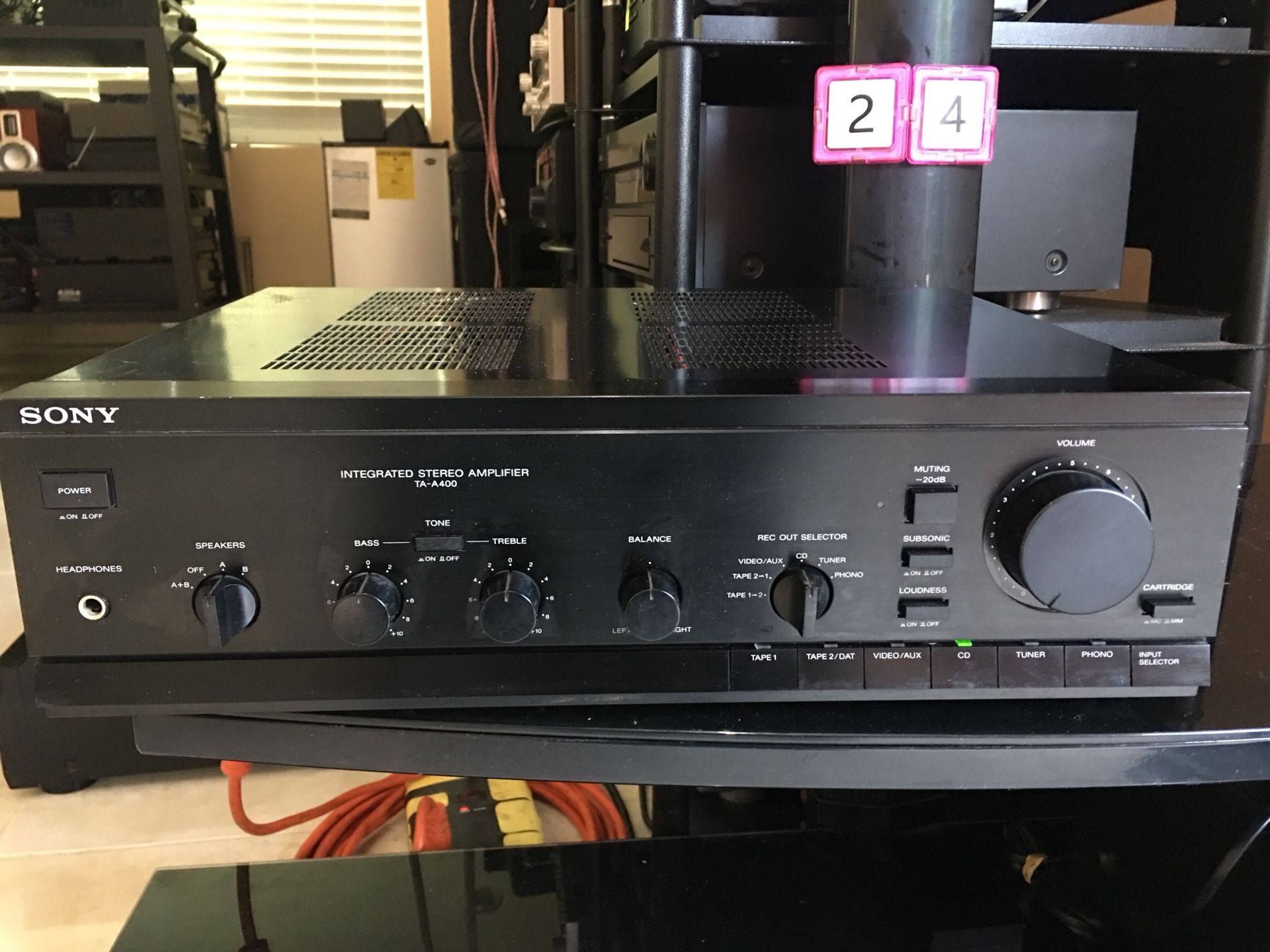 TA-A400 amplifier Sony
