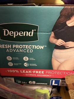 Depends underwear.