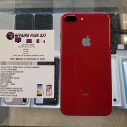 Unlocked Red iPhone 8 Plus 64gb