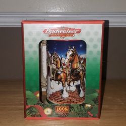 Vintage 1998 Budweiser Holiday Mug