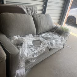 ROSIE Fabric Sleeper Sofa with Memory Foam Mattress