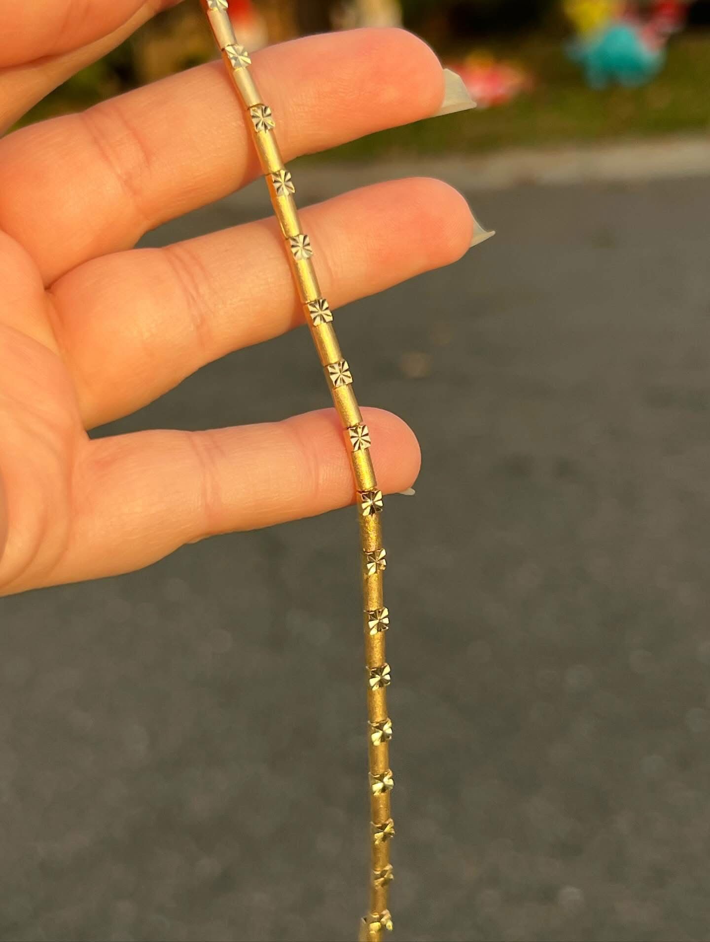 Solid 14k Gold Michael Anthony Designer Patent Bracelet