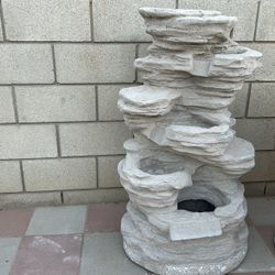 New Water Fountain Made Out Of Cement Perfect Gift 