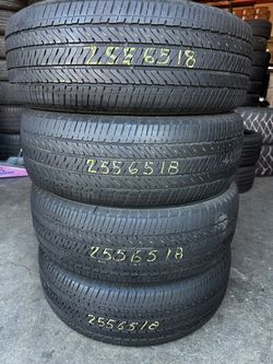 Llantas Usadas 255-65-18 Bridgestone Full Set All 4 