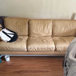 Leather Couch $50