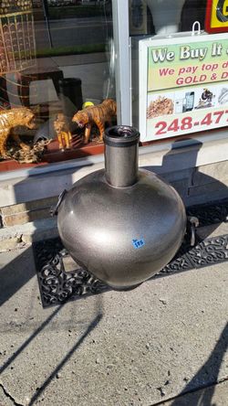 Outdoor decor $85 firm on the price do not place a bit unless you're ready to pick up please thank you Sam