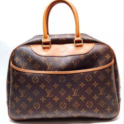 LOUIS VUITTON MONOGRAM DEAUVILLE BOWLING VANITY HANDBAG 