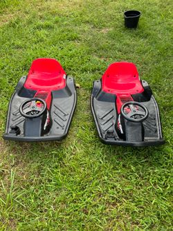 2 Razor Crazy Cart Shift Electric Drift Carts – Parts or Repair