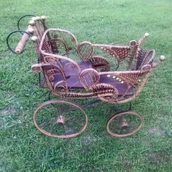 Antique Victorian Child’s Doll Carriage/Stroller