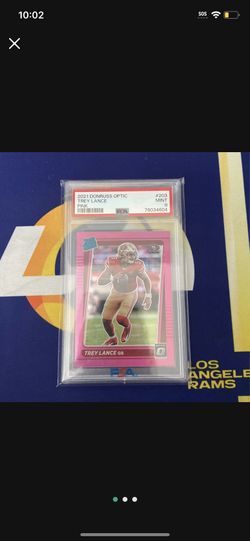 PSA  9 trey Lance 2021 Donruss optic rated, rookie ready for sale hit me up