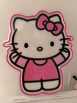 New! Large Hello Kitty LED Wall Decor