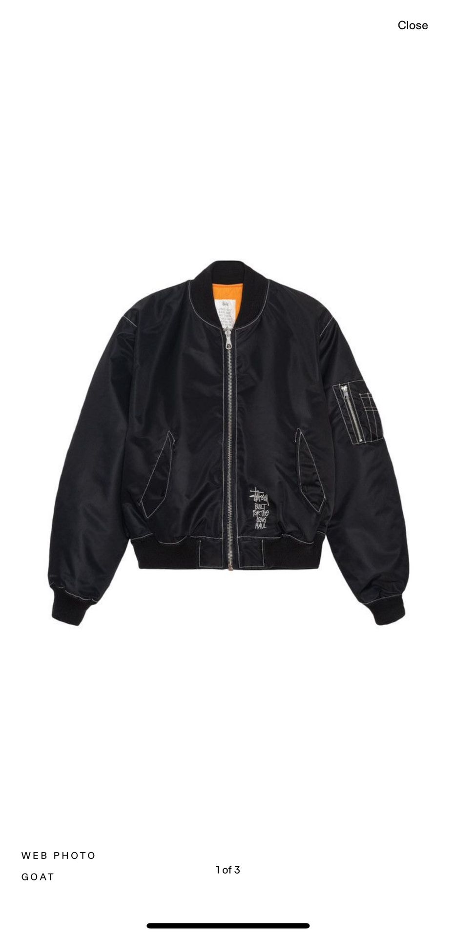 Stussy Reversible Bomber Jacket Xxl