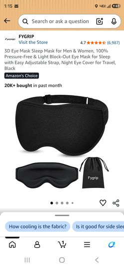 Sleep mask