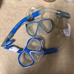 Two Mask and Snorkel combinations