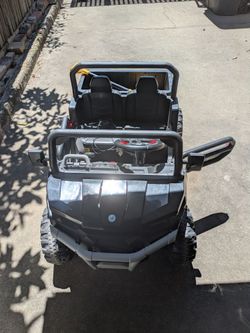 2-Seater 12V Kids Ride-On Car with Remote Control & Dump Bed