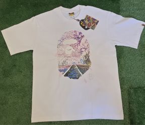 BAPE Cherry Blossom Ape Head Graphic T-Shirt
