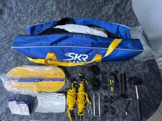 Like New SKR Speed Volleyball Net Set with Carry Bag