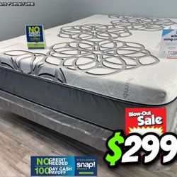King Sky Comfort Bamboo Cool Gel Memory Foamm Matres!!