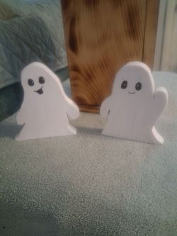 Ghost decoration, wooden