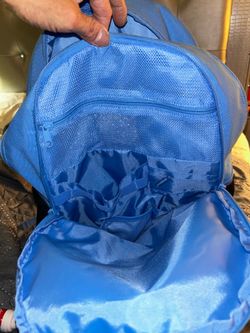Nike Air Jordan Jersey Backpack North Carolina University 23 Light Blue