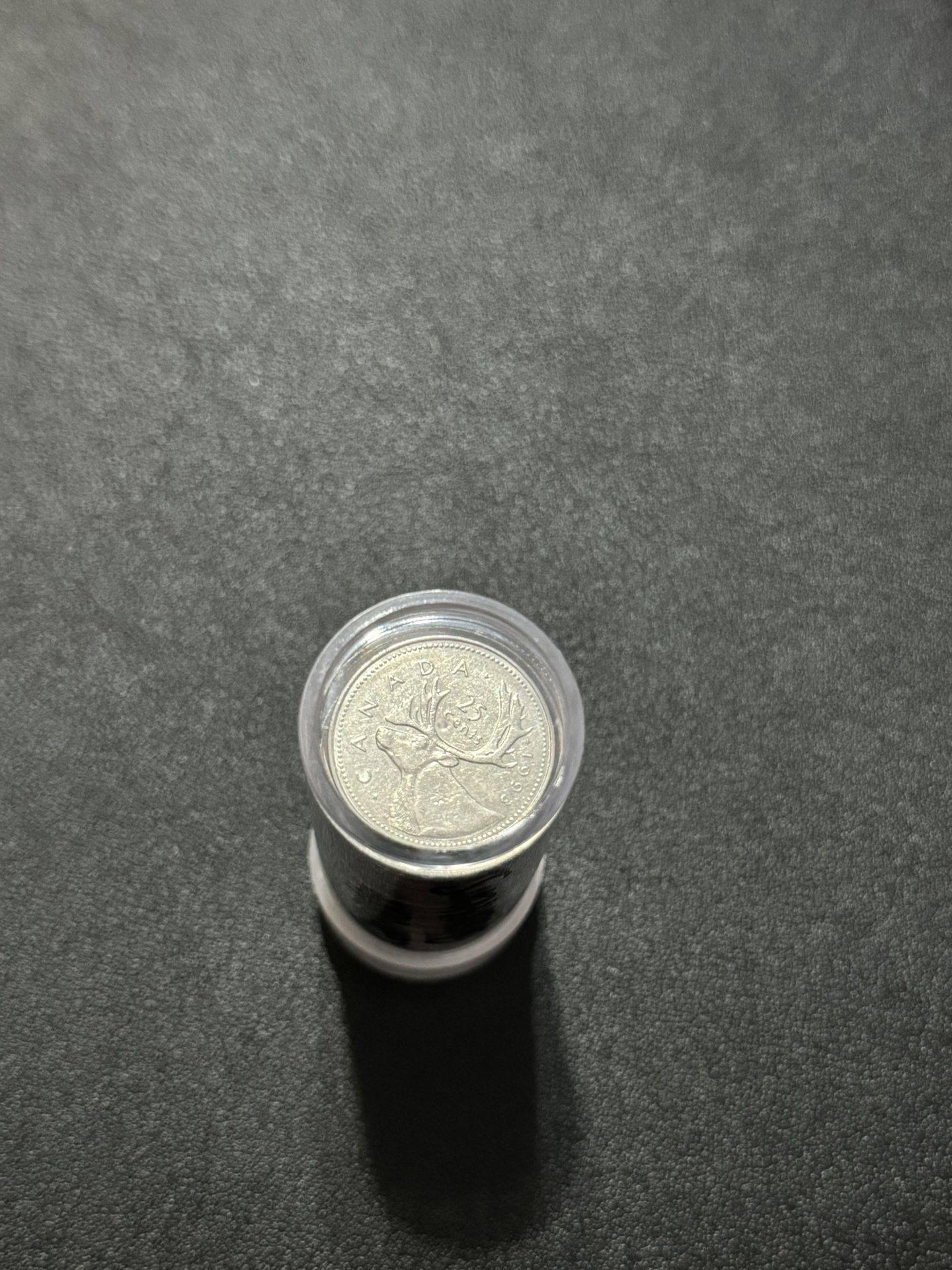 $10 Roll Of Canada Quarters 