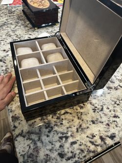 Walnut Wood Watch And Jewelry Box