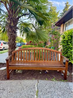 6ft Teak Outdoor Garden Patio Bench
