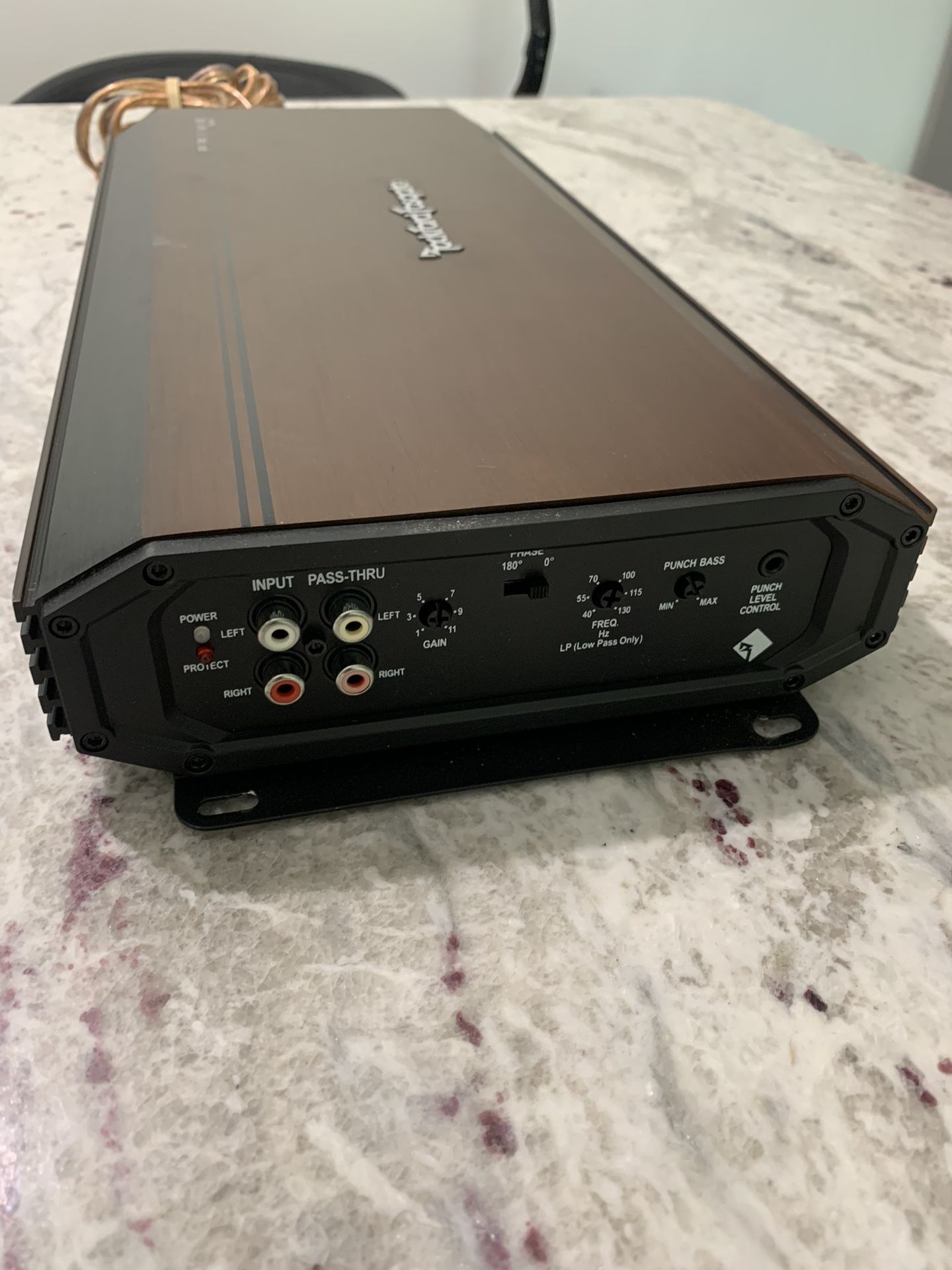Rockford Fosgate Prime R500-1 Amplifier + Amp Cables for Sale in 