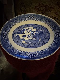 Blue Willow Platter 13 x 10