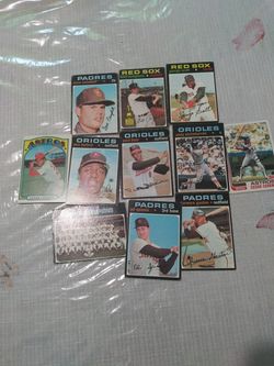 1971 old baseball card