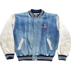 Vintage 1999 Arizona Embroidered Hartwell MSBL Viasport Denim Jacket L Large