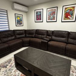 Microfiber Brown Couch For Sale