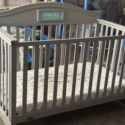 Baby Crib & Mattress For Sale  