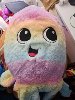 Stuffed Rainbow Octopus 