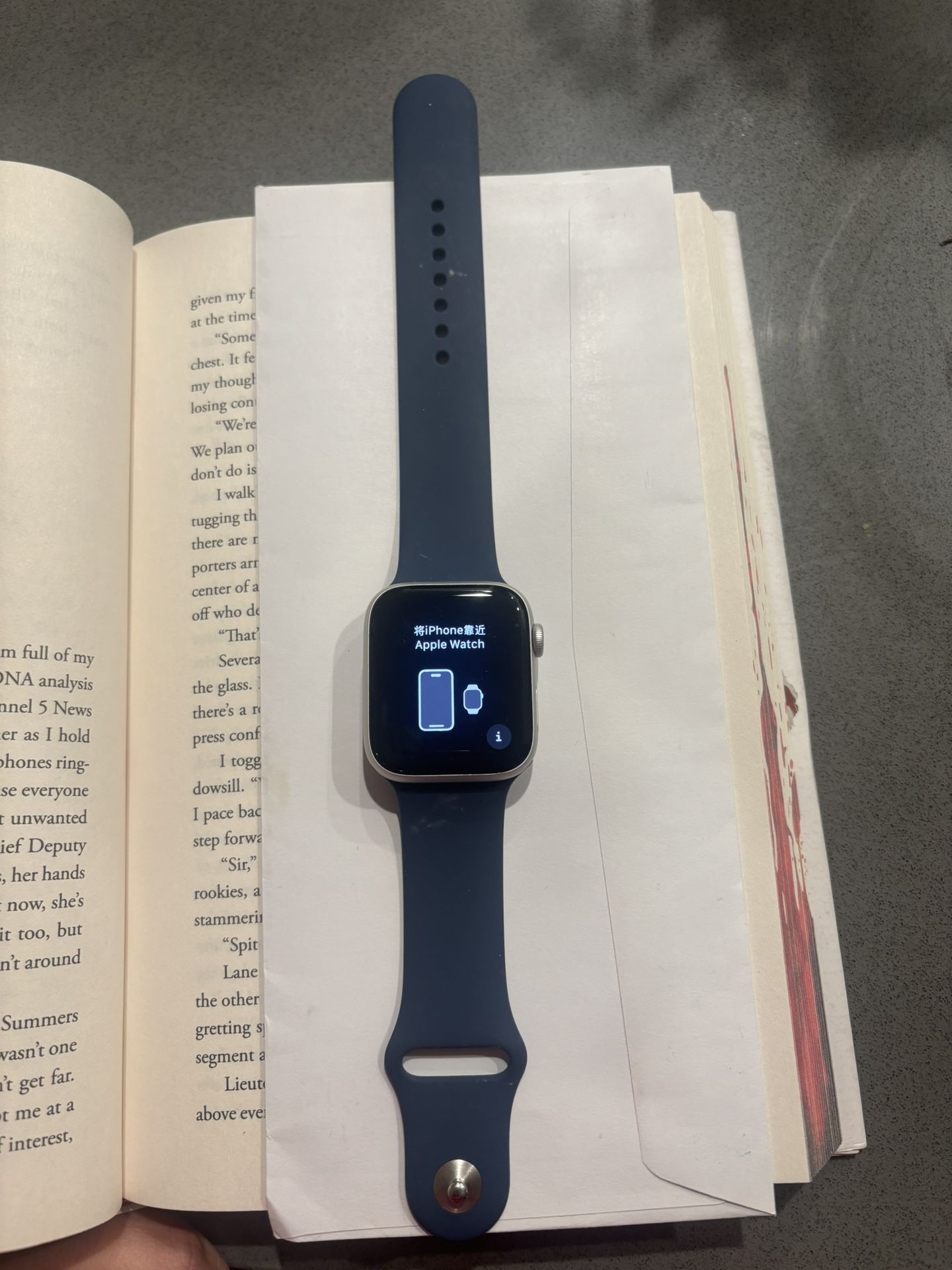 Apple Watch Blue SE 44 MM