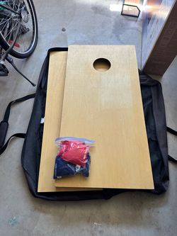 GoSports Outdoor Wooden Corn hole Game with Case