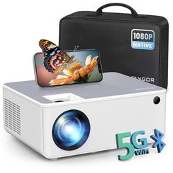 1080P HD Projector, WiFi Bluetooth Projectors