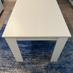 White Dining Table 