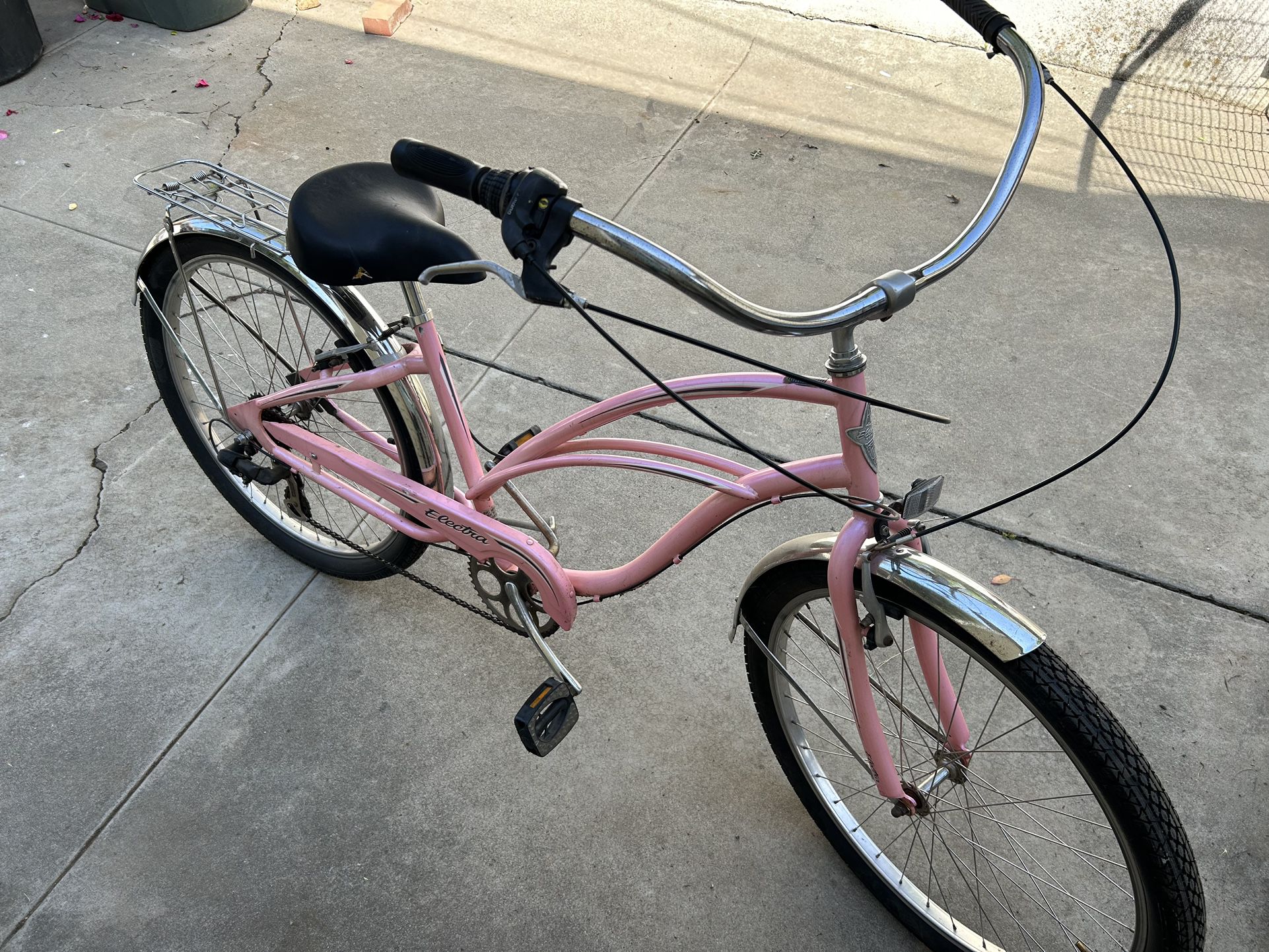 Pink Electra Beach Cruiser Bike