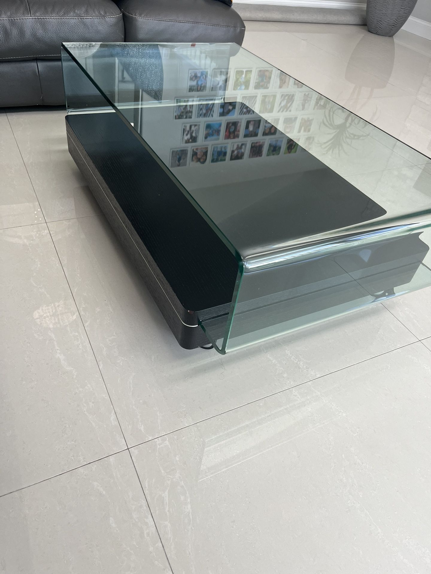 Coffee Table Glass Top With Wheels 